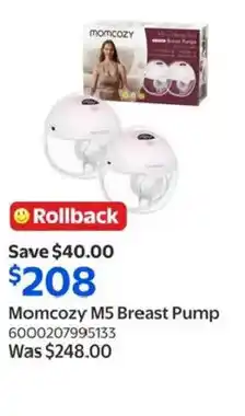 Walmart Momcozy M5 Breast Pump offer