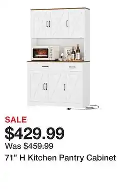 Wayfair 71 H Kitchen Pantry Cabinet offer