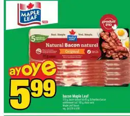 Super C BACON MAPLE LEAF offer
