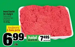 Super C BŒUF HACHÉ MI-MAIGRE offer