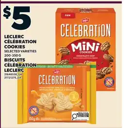 Valu-mart BISCUITS CÉLÉBRATION LECLERC offer