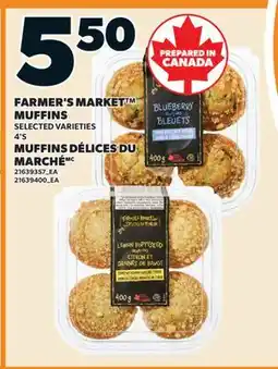 Valu-mart MUFFINS DÉLICES DU MARCHÉ, 4'S offer