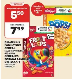 Valu-mart CÉRÉALES FORMAT FAMILIAL KELLOGG'S offer