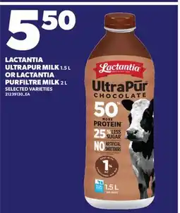 Valu-mart LACTANTIA ULTRAPUR MILK 1.5 L OR LACTANTIA PURFILTRE MILK PURFILTRE MILK 2 L offer