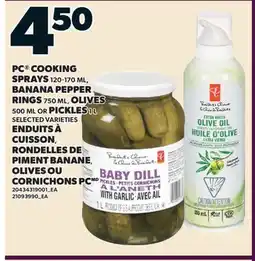 Valu-mart CUISSON, 120-170 ML, RONDELLES DE PIMENT BANANE, 750 ML OLIVES, 500 ML OU CORNICHONS PC, 1 L offer