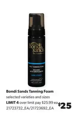 Real Canadian Superstore BONDI SANDS TANNING FOAM offer