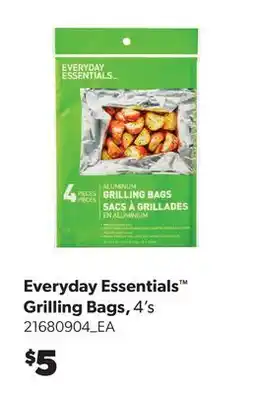 Real Canadian Superstore EVERYDAY ESSENTIALS GRILLING BAGS, 4'S offer