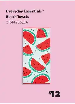 Real Canadian Superstore EVERYDAY ESSENTIALS BEACH TOWELS offer