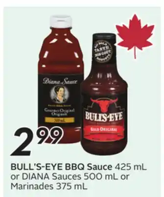 Sobeys BULL'S-EYE BBQ Sauce offer