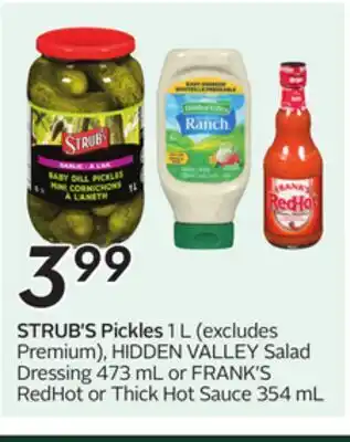Sobeys STRUB'S Pickles offer