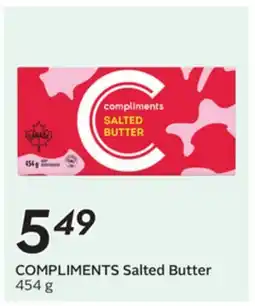 Sobeys COMPLIMENTS Salted Butter offer