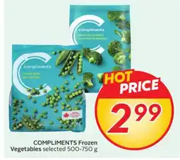 Sobeys Frozen Vegetables offer