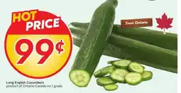 Sobeys Long English Cucumbers offer