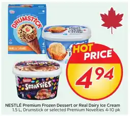 Sobeys NESTLÉ Premium Frozen Dessert or Real Dairy Ice Cream offer