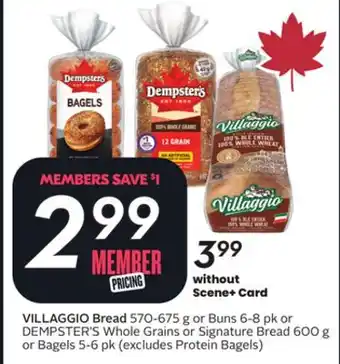 Sobeys VILLAGGIO Bread offer