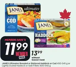 Sobeys Ultimates Breaded or Battered Haddock or Cod offer
