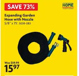 Home Hardware Expanding Garden Hose with Nozzle offer