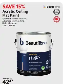 Home Hardware Acrylic Ceiling Flat Paint offer