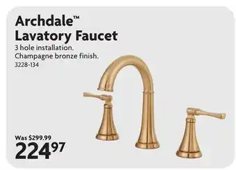 Home Hardware Archdale Lavatory Faucet offer