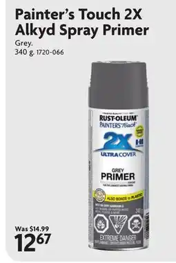 Home Hardware Painter's Touch 2X Alkyd Spray Primer offer