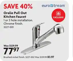 Home Hardware Oralie Pull Out Kitchen Faucet offer