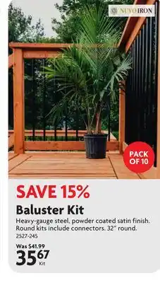 Home Hardware Baluster Kit offer