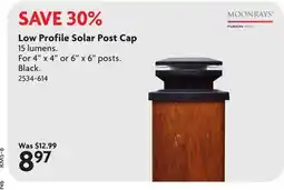 Home Hardware Low Profile Solar Post Cap offer