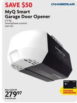Home Hardware MyQ Smart Garage Door Opener offer