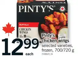 Fortinos PINTY'S CHICKEN WINGS, 700/720 G offer