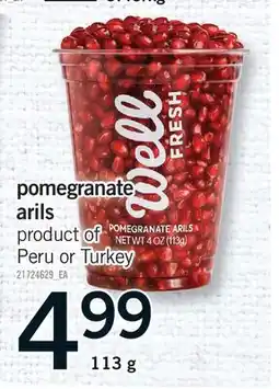 Fortinos POMEGRANATE ARILS offer