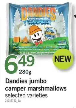 Fortinos DANDIES JUMBO CAMPER MARSHMALLOWS offer