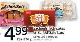 Fortinos VACHON SNACK CAKES OR SCHOOL SAFE BARS offer