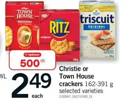 Fortinos CHRISTIE OR TOWN HOUSE CRACKERS CRACKERS offer