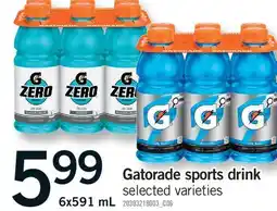 Fortinos GATORADE SPORTS DRINK offer