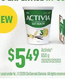 Fortinos ACTIVIA offer