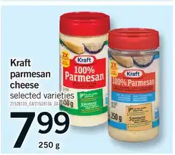 Fortinos KRAFT PARMESAN CHEESE offer