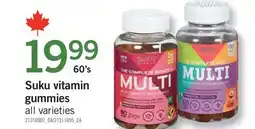 Fortinos SUKU VITAMIN GUMMIES, 60's offer
