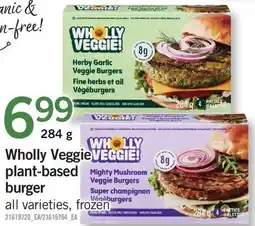 Fortinos WHOLLY VEGGIE PLANT-BASED BURGER offer