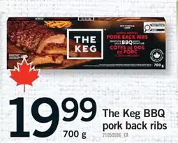 Fortinos THE KEG BBQ PORK BACK RIBS offer