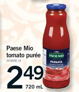 Fortinos PAESE MIO TOMATO PURÉE offer