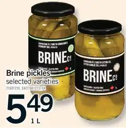 Fortinos BRINE PICKLES offer