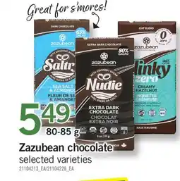 Fortinos ZAZUBEAN CHOCOLATE offer