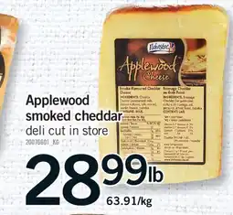Fortinos APPLEWOOD SMOKED CHEDDAR offer