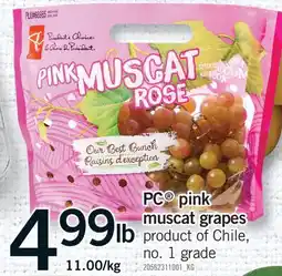 Fortinos PC PINK MUSCAT GRAPES offer