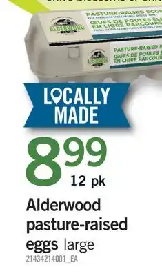 Fortinos ALDERWOOD PASTURE-RAISED EGGS offer