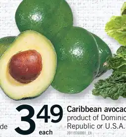 Fortinos CARIBBEAN AVOCADO offer