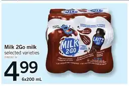 Fortinos MILK 2GO MILK offer