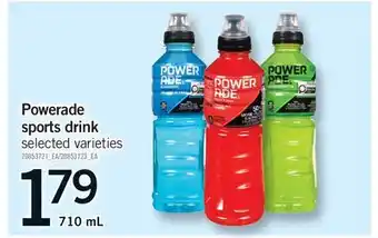 Fortinos POWERADE SPORTS DRINK offer