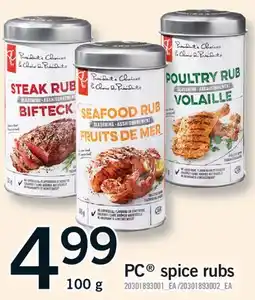 Fortinos PC SPICE RUBS offer