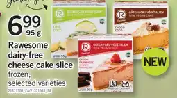 Fortinos RAWESOME DAIRY-FREE CHEESE CAKE offer